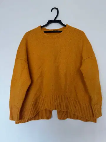 23구 캐시미어 머스타드 오버 사이즈 니트