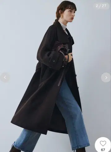 FRAY I.D 발마칸 롱 코트