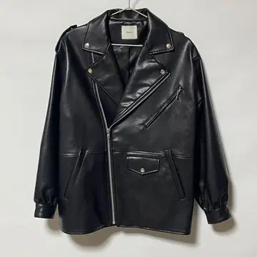 컨디션 최상 jouetie 가죽 자켓 블랙 아우터 쥬에티