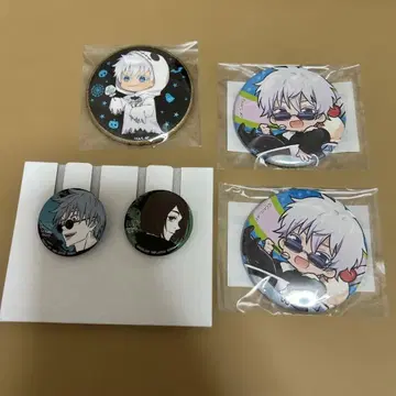 주술회전 묶음 판매 고죠 마루쿠지 말큐브 캔뱃지 제일복권