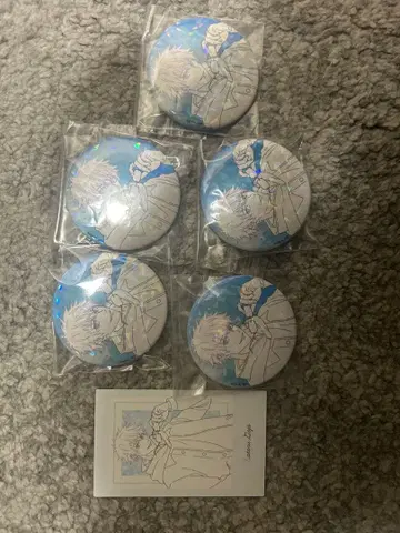 고죠 사토루 말큐브 트레이딩 홀로그램 캔뱃지 주술회전 홀로그램 쿠기사키