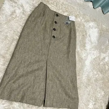 르. 쿠르 블랑 롱 스커트 38 베이지