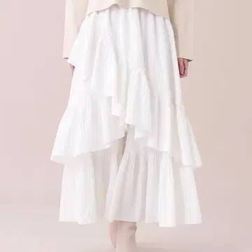 JILLBYJILLSTUART 볼륨 디자인 플리츠 캉캉 스커트