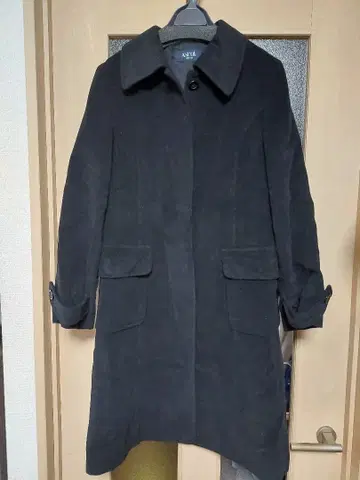 새상품급 ASCOT 블랙 롱 코트