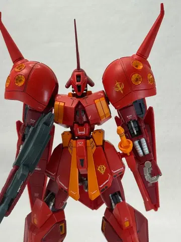 건담 프라모델 완성품 HGUC R 자자 전체 페인팅 완성품