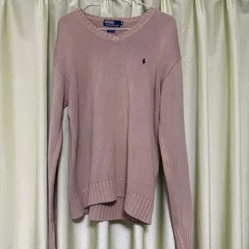 랄프 로렌 V넥 스웨터