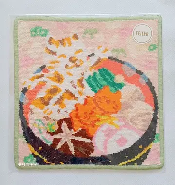 FEILER 페이러 손수건 오조우니 모치모치 네코 새상품 미개봉