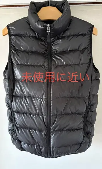 블랙 다운 베스트 미사용에 가까움