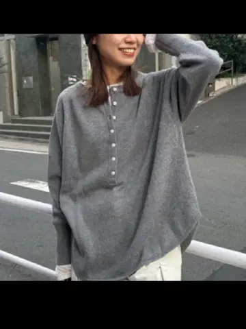 저널 스탠다드 리룸 울 믹스 2way 빅 풀오버