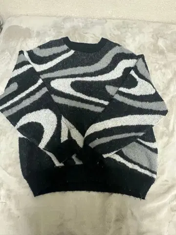 스웨터 니트 마블 크루넥 스웨터 UNISEX