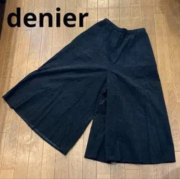 데닐 100 데닐 일본제 와이드 팬츠 F 사이즈