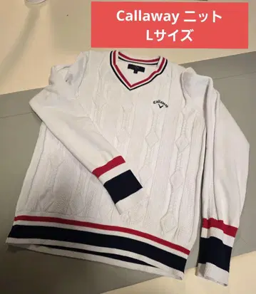 Callaway 여성용 V넥 스웨터 L