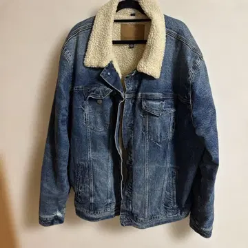 AMERICAN EAGLE 보아 옷깃 데님 자켓