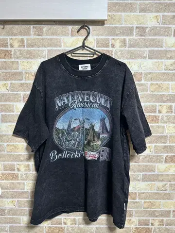 EXTREME CAUSE 그래픽 셔츠 블랙