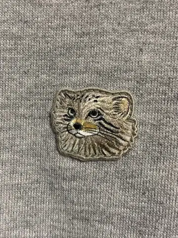 마늘 고양이 맨투맨 그레이