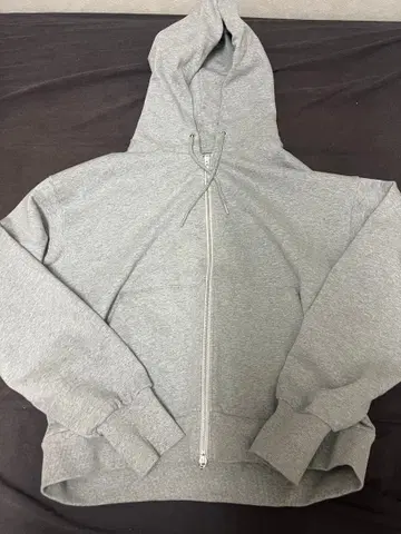 CALLNE 헤비 웨이트 더블 지퍼 후드티