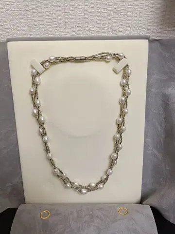 펄 목걸이 자석식 클로징