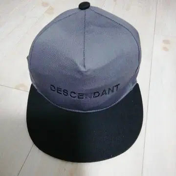 DESCENDANT 캡 그레이/블랙