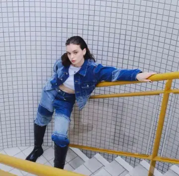 WHO'S WHO gallery 데님 셋업