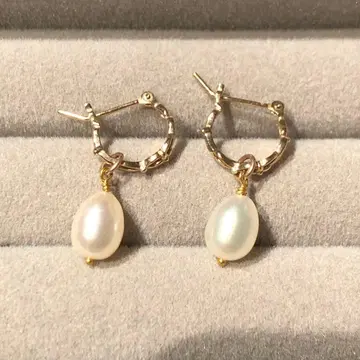 K10 펄 귀걸이 세트 agete 아가트