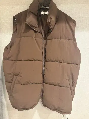 CIAOPANIC 브라운 다운 베스트 S