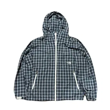 [ 새상품급 ] The North Face 체크 무늬 나일론 후드티