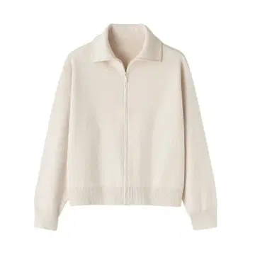 무인양품 워셔블 밀라노 리브 블루종 M