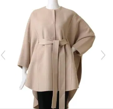 LE PHIL 소프트 울 리버 판초 코트