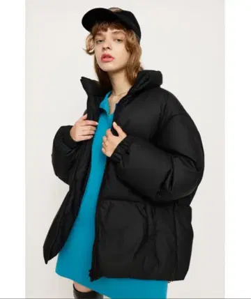 다운 자켓 블랙