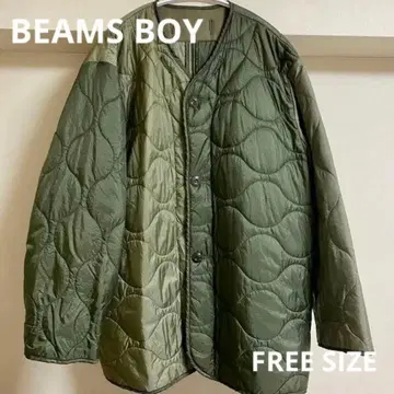 [ BEAMS BOY ] 퀼팅 라이너 자켓