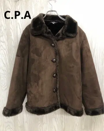 z-748 C.P.A. 무스탕풍 브라운 자켓