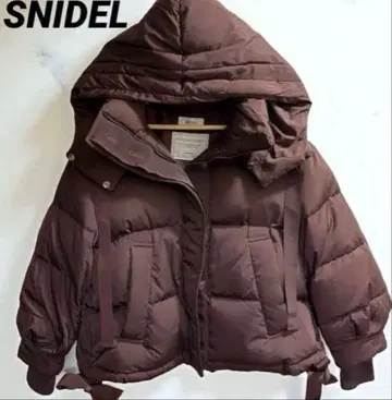 [ 새상품급 ] SNIDEL REWEAR DOWN 후드 다운 자켓