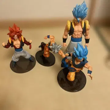 드래곤볼 손오공 피규어 4체 세트