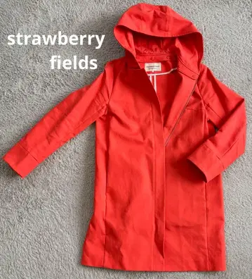 새상품급 스트로베리 필드 코트 오렌지