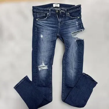 제이다 데미지 스키니 데님