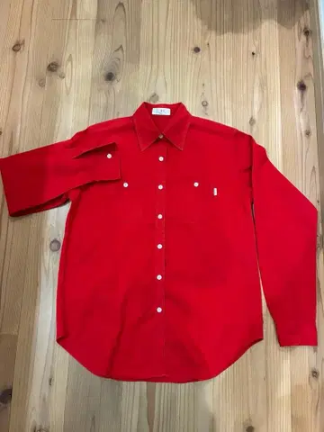 빨간색 긴팔 셔츠 YKBJV-51039