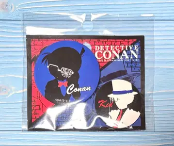 명탐정 코난 에도가와 코난 괴도 키드 실루엣 캔뱃지 세트