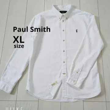 폴스미스진스 긴팔 셔츠 원포인트 자수 XL 코튼 100