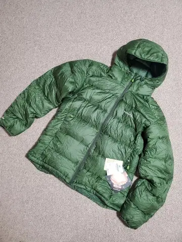 미사용 mont-bell 라이트 알파인 다운 후드티 L