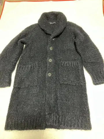 45R 핸드 니트 코트