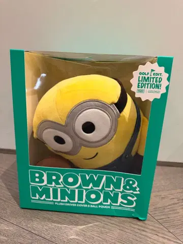 미사용 LINEFRIENDS BROWN & MINIONS 골프헤드커버