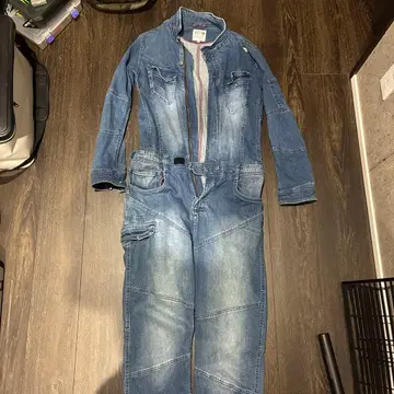 BLUE B 데님 오버롤 L 사이즈