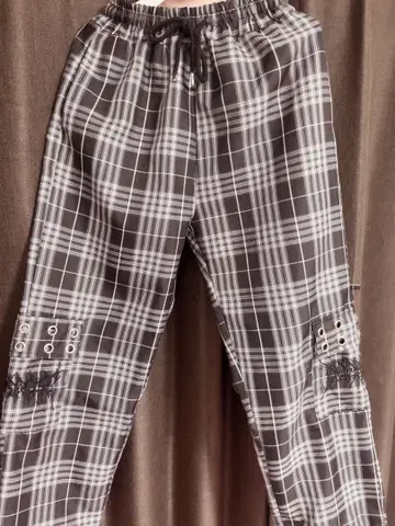 볼칸 & 아프로다이티 체크 팬츠