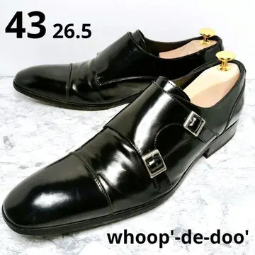 whoop de doo 후프디두 더블 몽크 가죽 43 블랙.