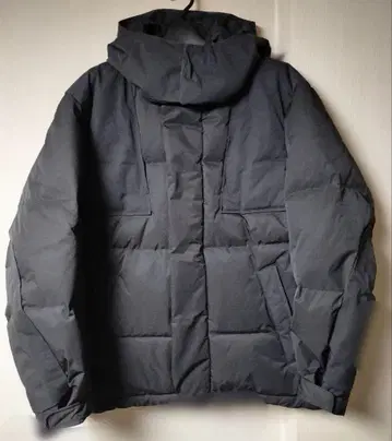 유니클로 +J 다운 오버사이즈 후드티 블랙