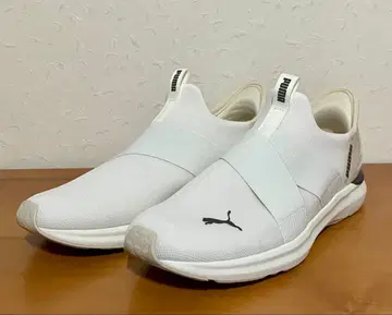 PUMA 플라울 3EASE IN 우먼 화이트 24cm 슬립온