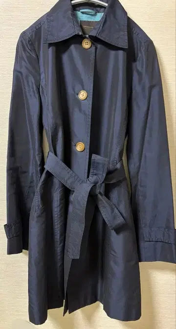 TOMORROWLAND 코튼 실크 스텐카라 코트 38