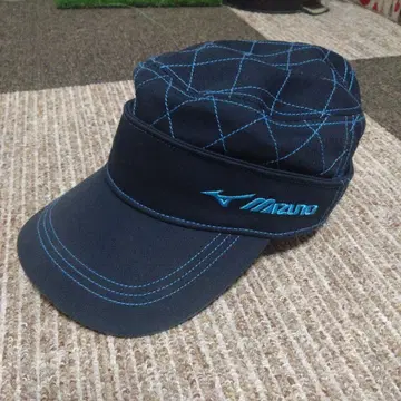 [스가누마 나나 선수 사인 포함] Mizuno 네이비 퀼팅 캡