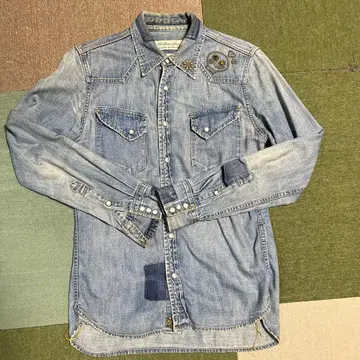 REMI RELIEF 데님 긴팔 셔츠