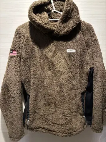 BRIEFING 플리스 자켓 브라운